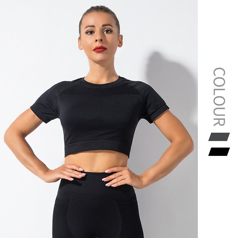 Hollow Mesh Breathable Yoga Clothes Sports