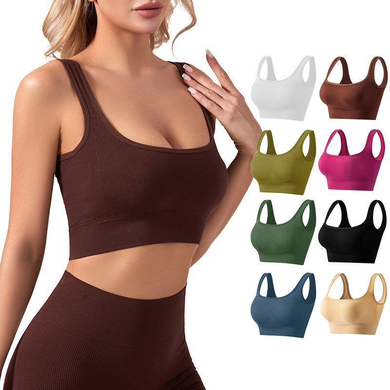 Large Size Push Up No Steel Ring Women's Sports Vest