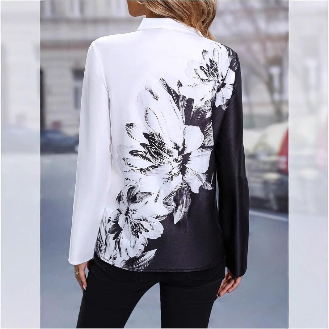 Flower Fashion Individual Casual Loose Women's Wear