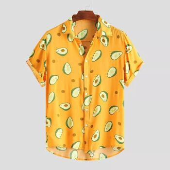 Men's Youth Fashion Slim-fitting Cool Short Sleeve