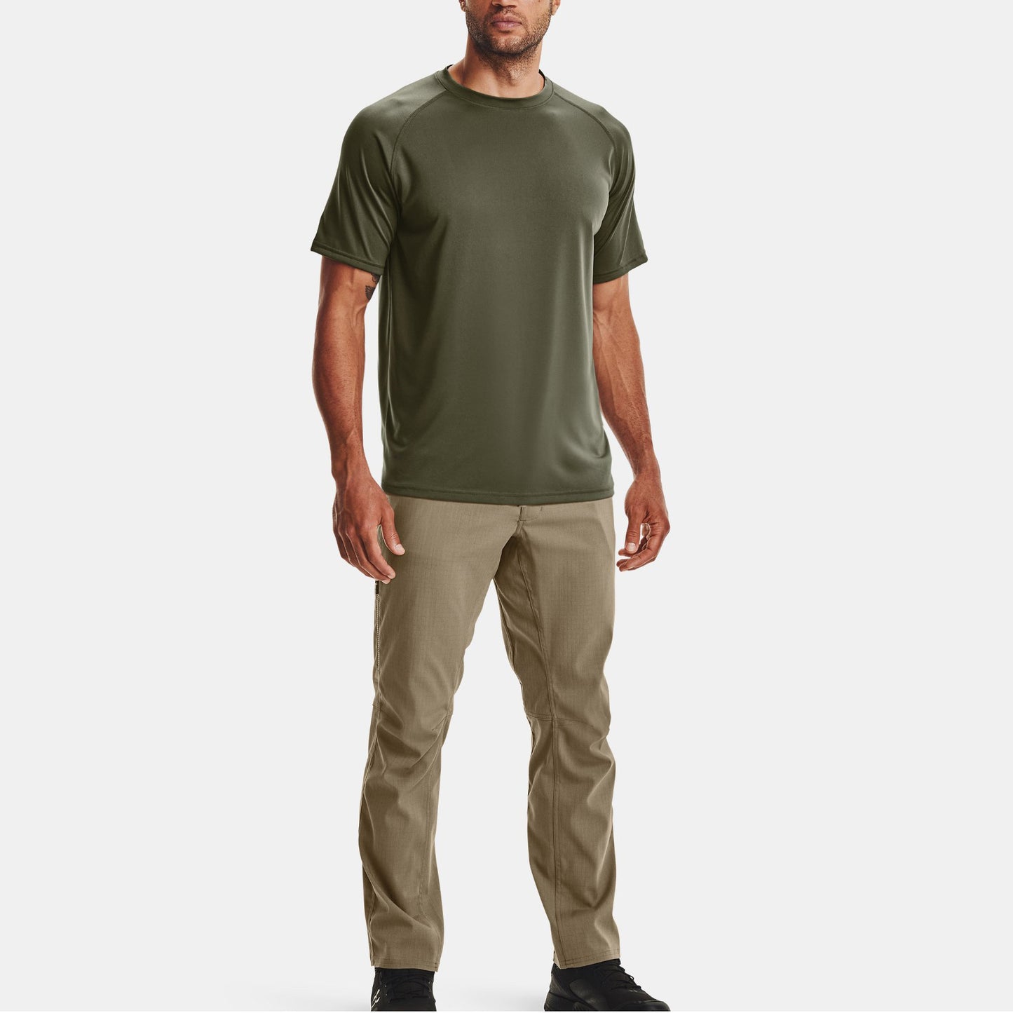 Summer Exercise T-shirt Men's Loose Round Neck