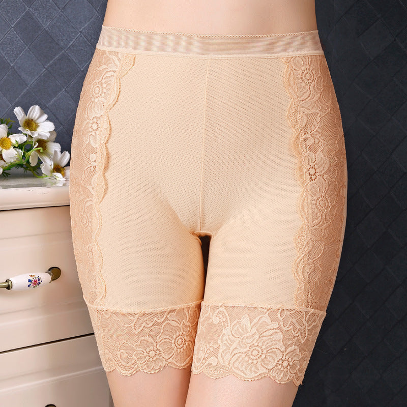 Anti-glare Safety Pants High-waisted Ice Silk Seamless Leggings